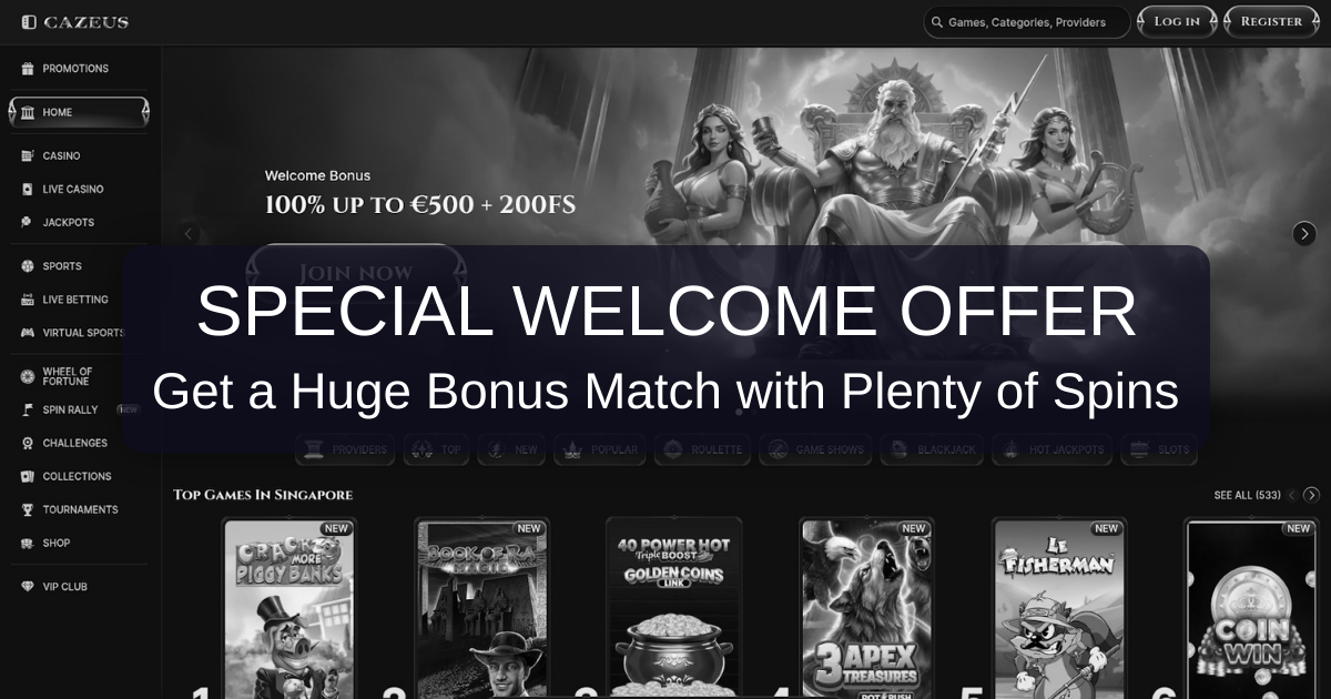Cazeus Casino UK - Premium Online Gaming